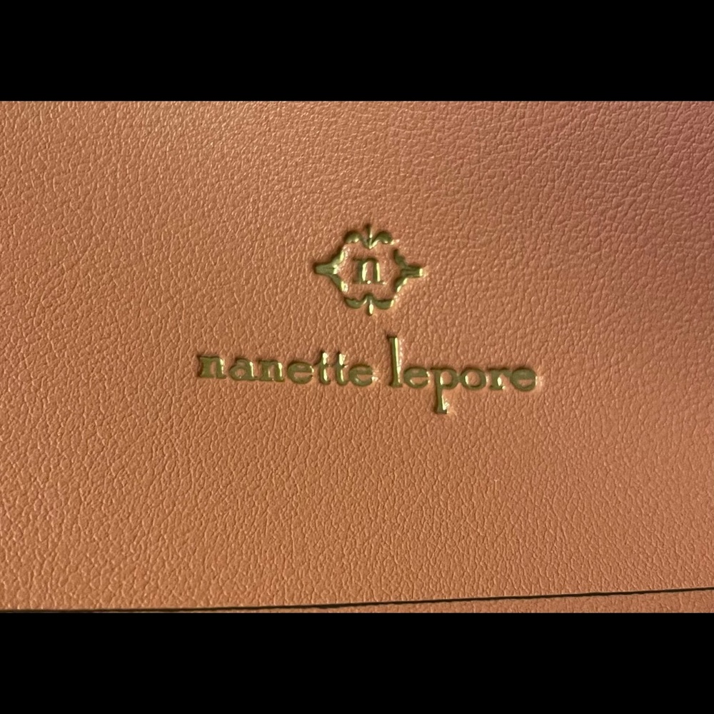 Nanette Lenore Vegan Leather Peach Purse New - Picture 3 of 8